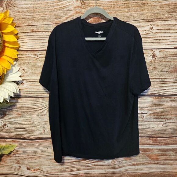 Goodfellow tee short Sleeve men's XXL navy blue Pre-owned - Picture 1 of 5